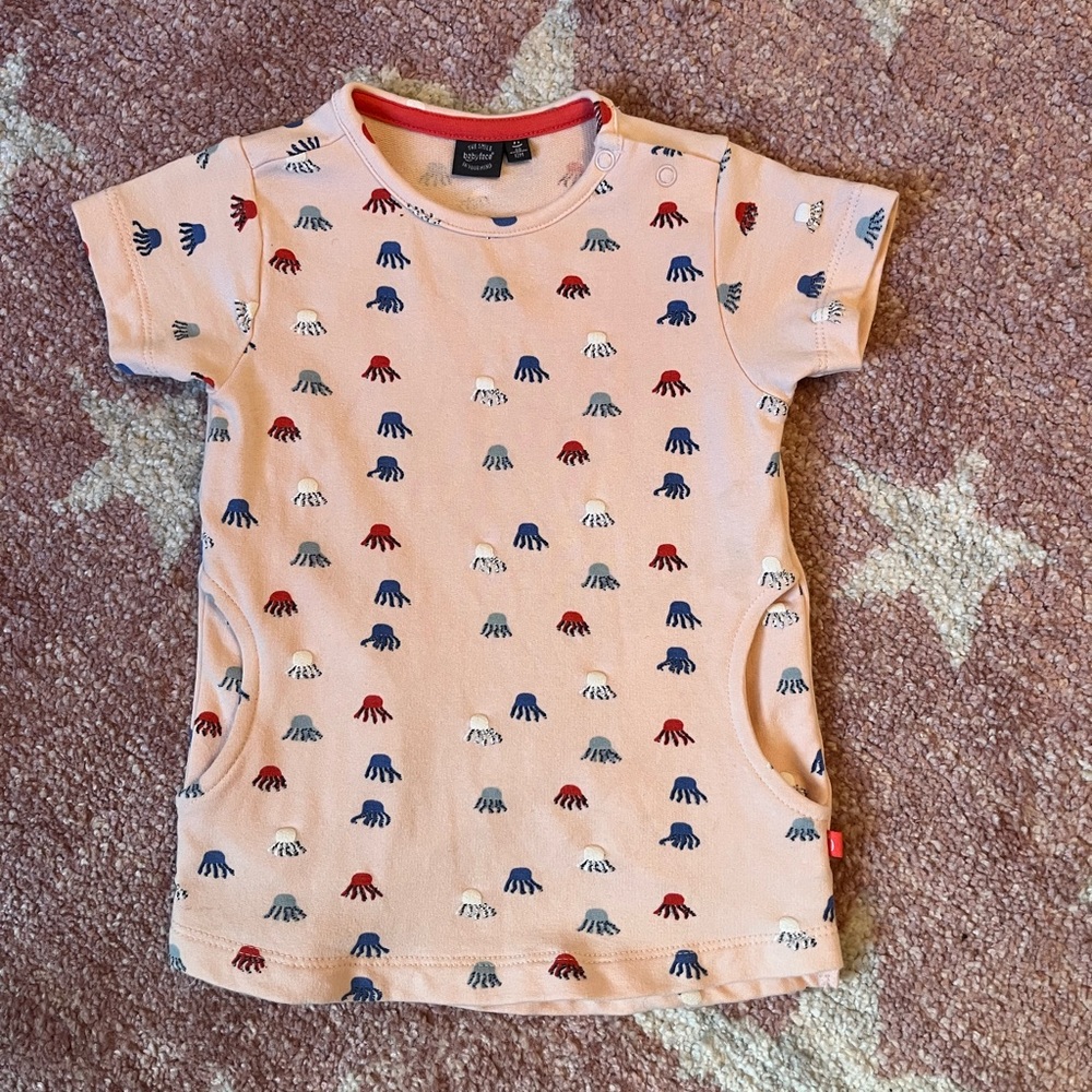 Babyface Dress, 12M, Pink Jellyfish